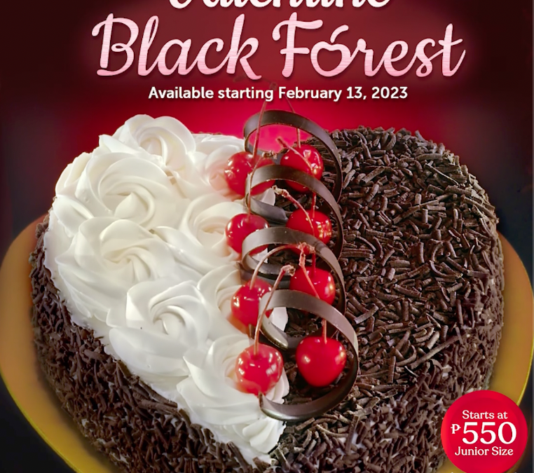 RED RIBBON VALENTINE BLACK FOREST CAKE